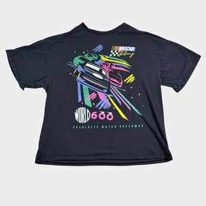 NASCAR World 600 Charlotte Motor Speedway Shirt Mens Small 90s Racing